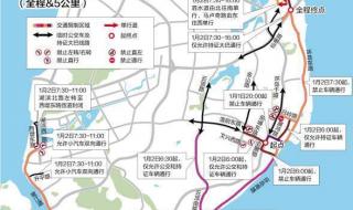 今天马拉松全程路线